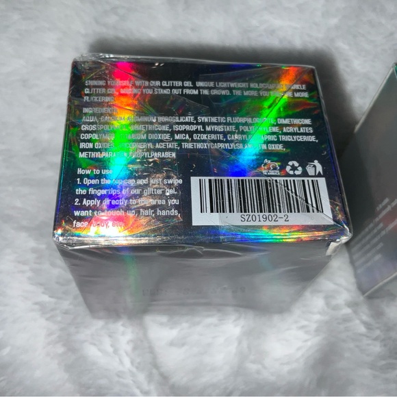 LAKERAIN GLITTER ZONE MULTI USE BODY GLITTER GEL #02 & 03 2 PK SEALED NEW - Picture 9 of 16